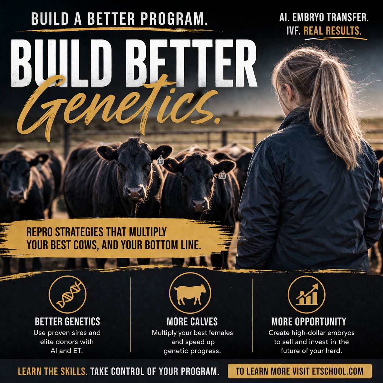 Using Artificial Insemination & Embryo Transfer to Strengthen a Show Stock Operation